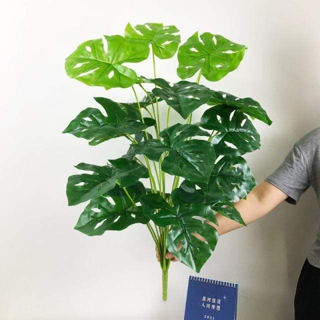 65cm Artificial Tropical Monstera Blackbrdstore