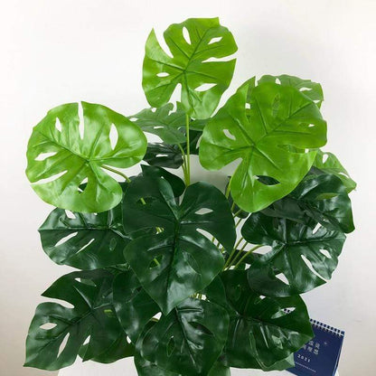 65cm Artificial Tropical Monstera Blackbrdstore