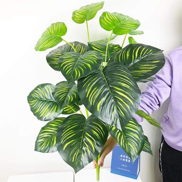 65cm Artificial Tropical Monstera Blackbrdstore