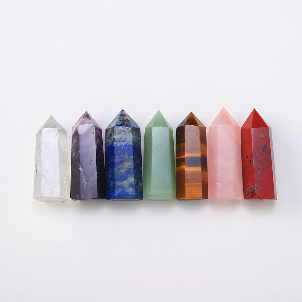 7 Chakra Stones Set Gitf Blackbrdstore