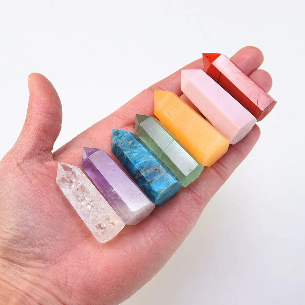 7 Chakra Stones Set Gitf Blackbrdstore