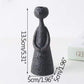 Abstract Character Miniature Figurines Vase Blackbrdstore