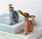 Abstract Character Miniature Figurines Vase Blackbrdstore
