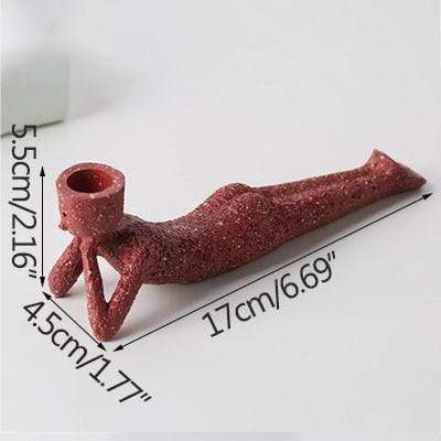 Abstract Character Miniature Figurines Vase Blackbrdstore