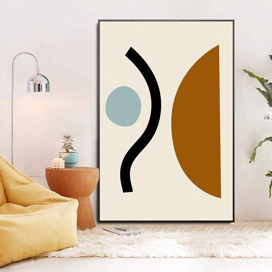 Abstract Geometric Graphic Canvas Blackbrdstore