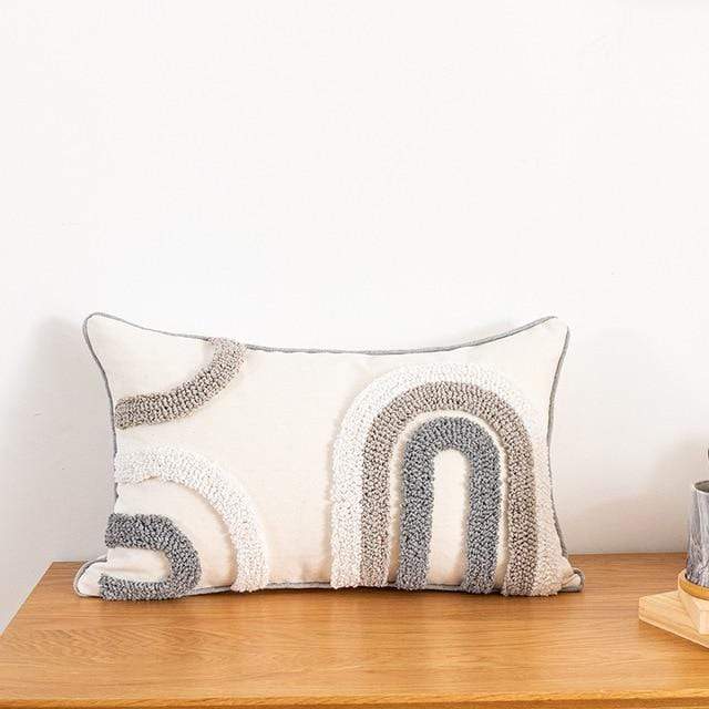 Abstract Grey Cushion Covers Blackbrdstore
