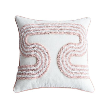 Abstract Loop Tufted Cushions Blackbrdstore