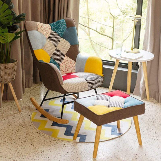 Adeline Rocking Armchair Blackbrdstore
