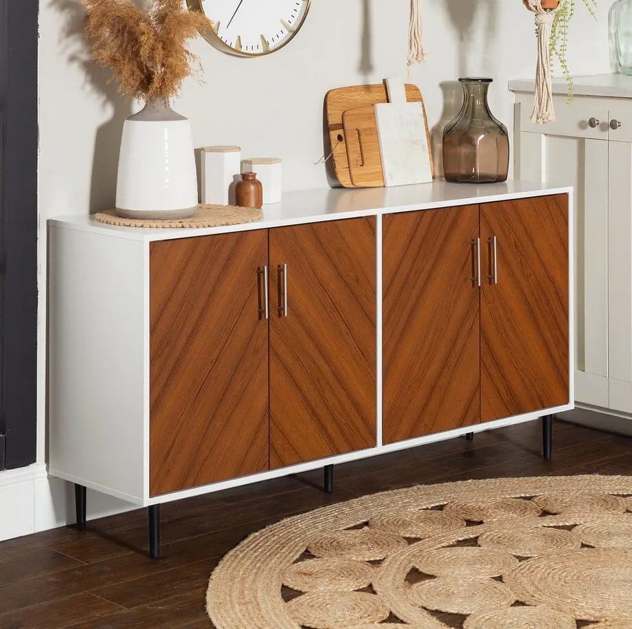 Aeneas Mid-Century Style Sideboard Blackbrdstore