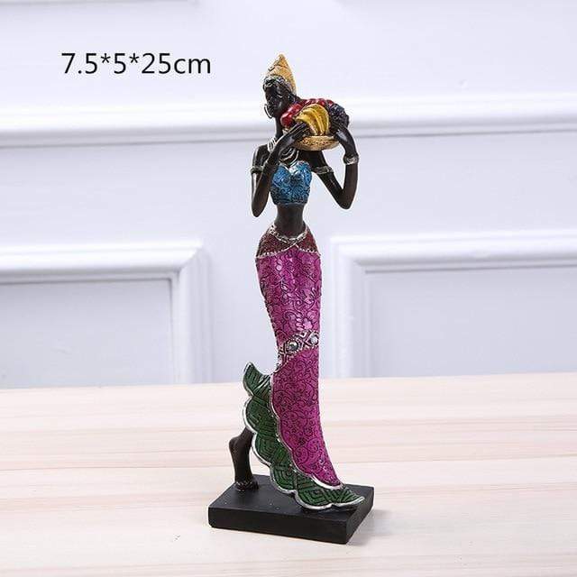 African Beauty Figurines Blackbrdstore