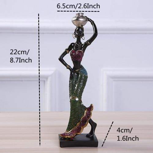 African Beauty Figurines Blackbrdstore