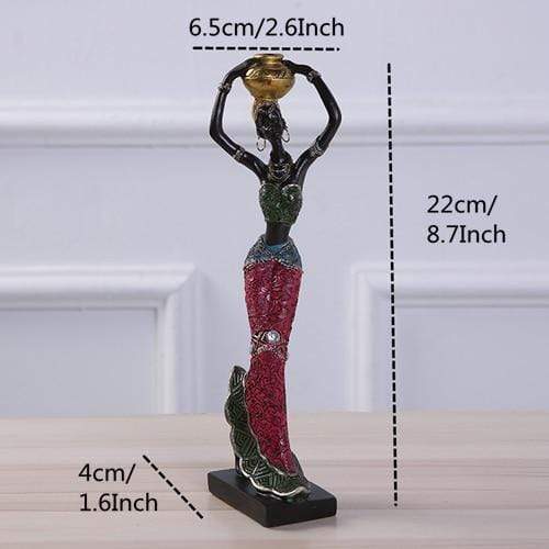 African Beauty Figurines Blackbrdstore