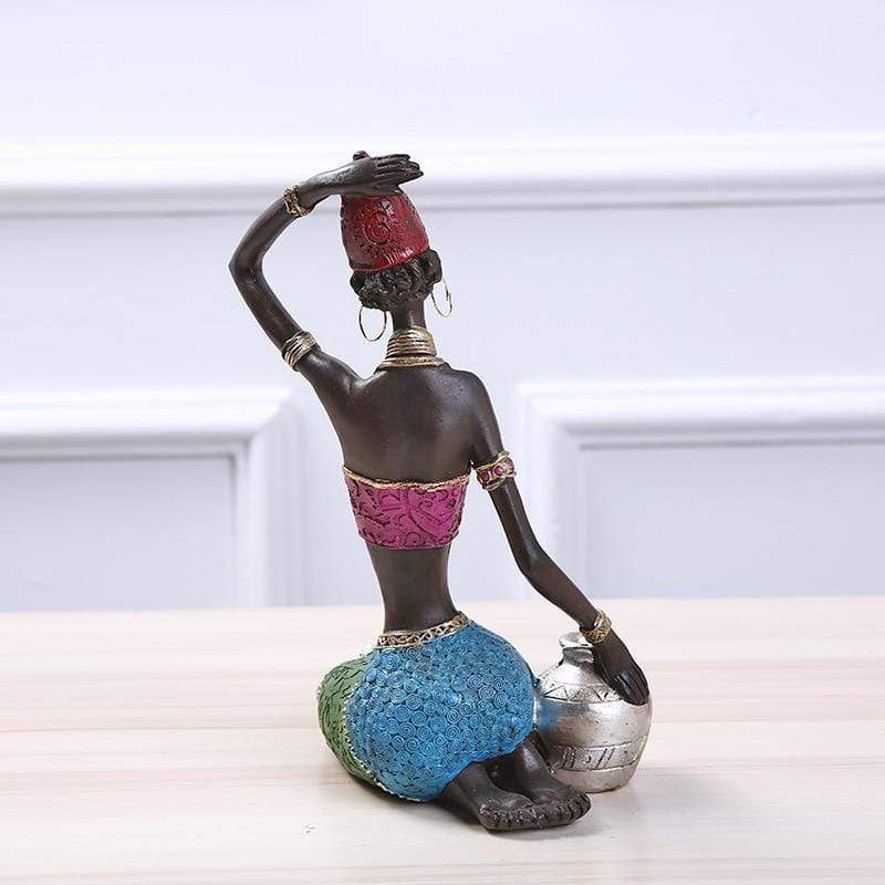 African Beauty Figurines Blackbrdstore