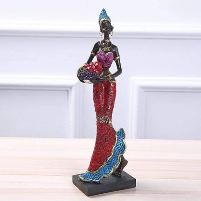 African Beauty Figurines Blackbrdstore