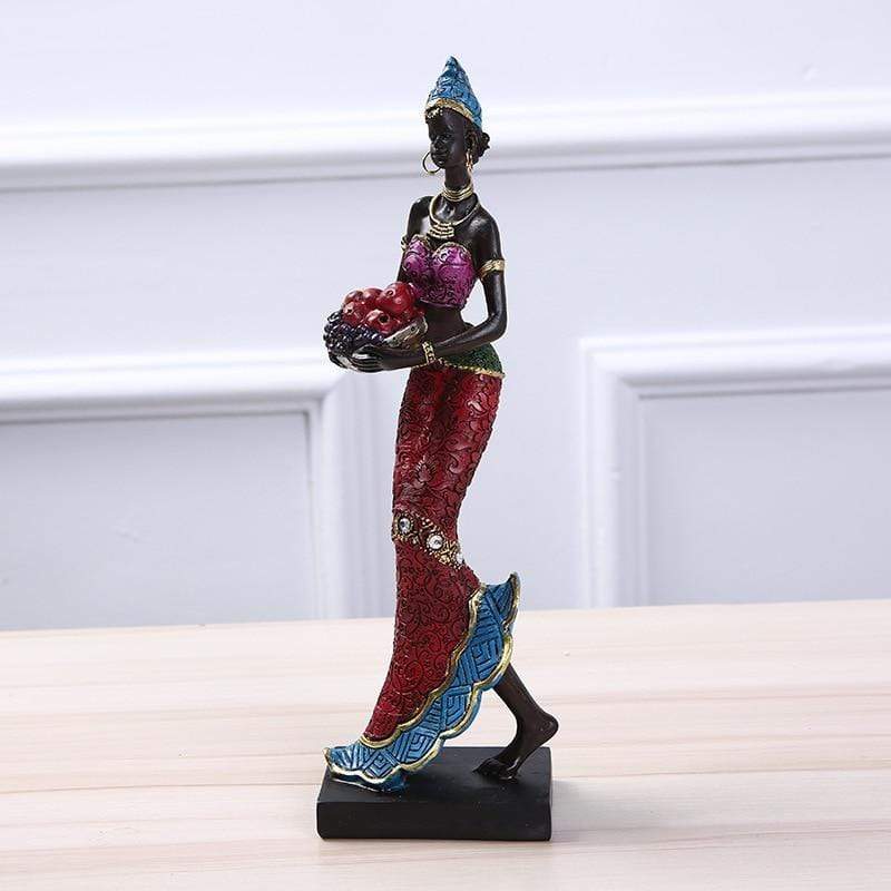 African Beauty Figurines Blackbrdstore