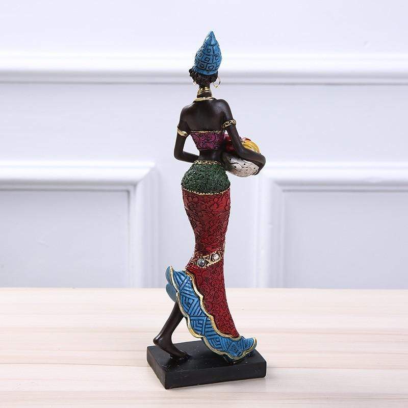 African Beauty Figurines Blackbrdstore