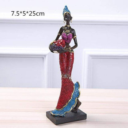 African Beauty Figurines Blackbrdstore