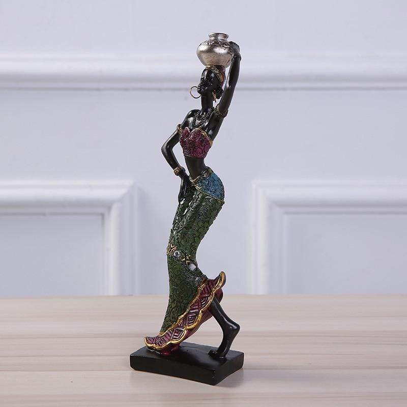 African Beauty Figurines Blackbrdstore