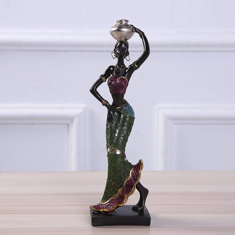 African Beauty Figurines Blackbrdstore