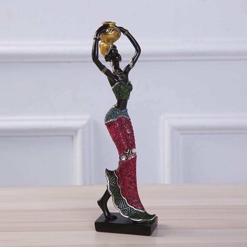 African Beauty Figurines Blackbrdstore