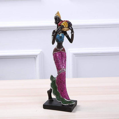 African Beauty Figurines Blackbrdstore