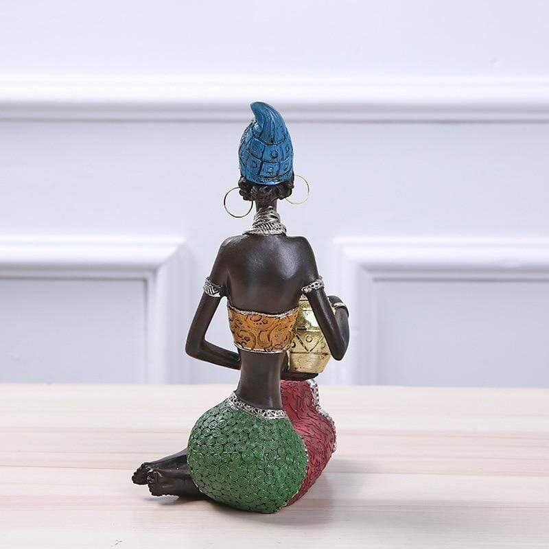 African Beauty Figurines Blackbrdstore