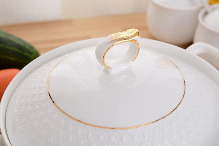 Agnes Ceramic Soup Pot Blackbrdstore