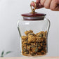 Airtight Seal Glass Jar Blackbrdstore