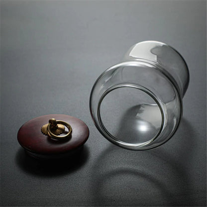 Airtight Seal Glass Jar Blackbrdstore