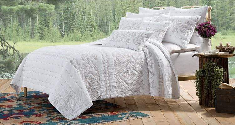 Alison Embroidered Bedspread Blackbrdstore