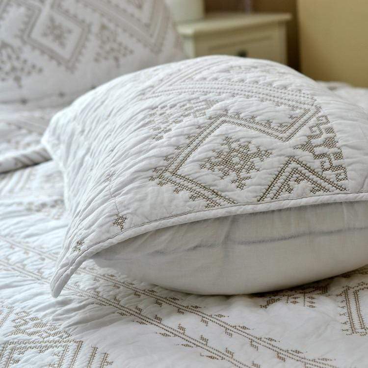 Alison Embroidered Bedspread Blackbrdstore