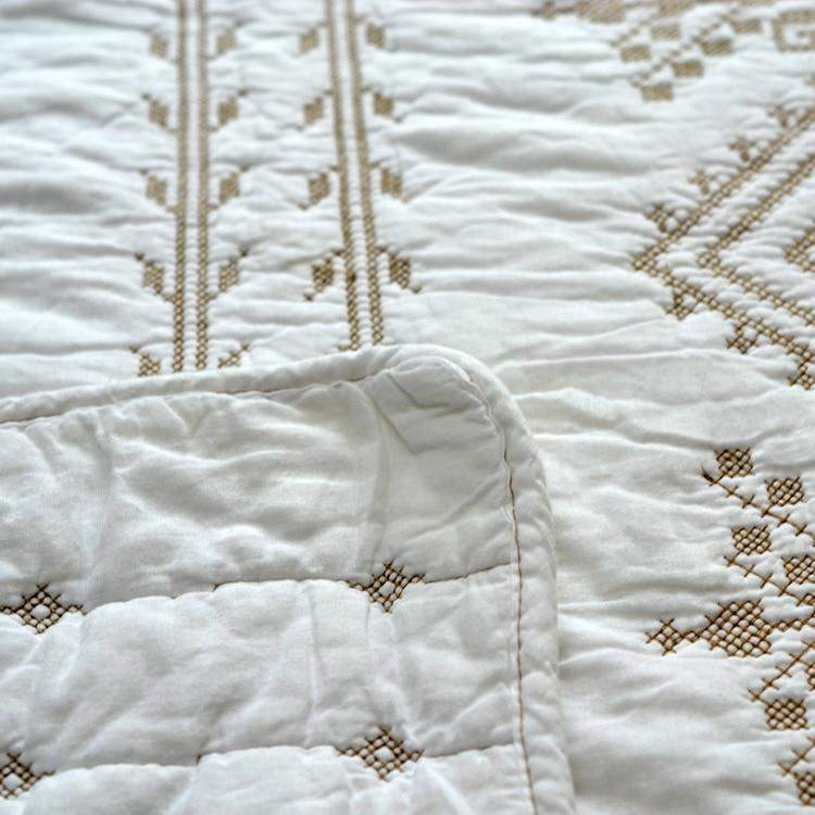 Alison Embroidered Bedspread Blackbrdstore