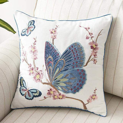 Alison Embroidery Country Style Pillow Cover Blackbrdstore