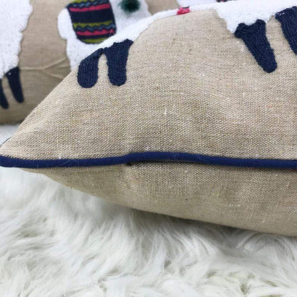 Alpaca Cushion Cover Blackbrdstore