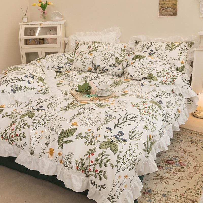 Amberley Garden Duvet Cover Set Blackbrdstore