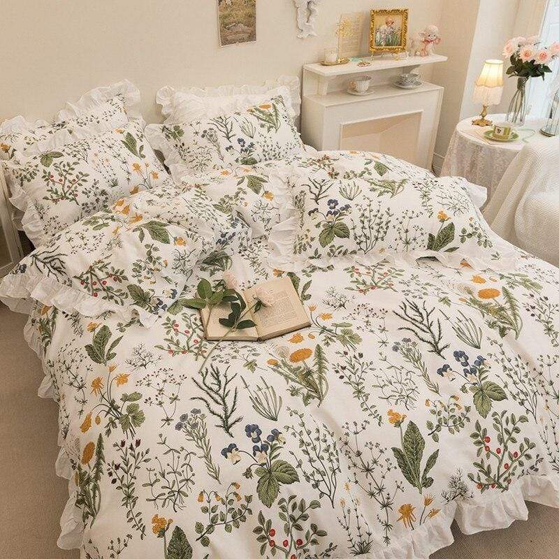 Amberley Garden Duvet Cover Set Blackbrdstore