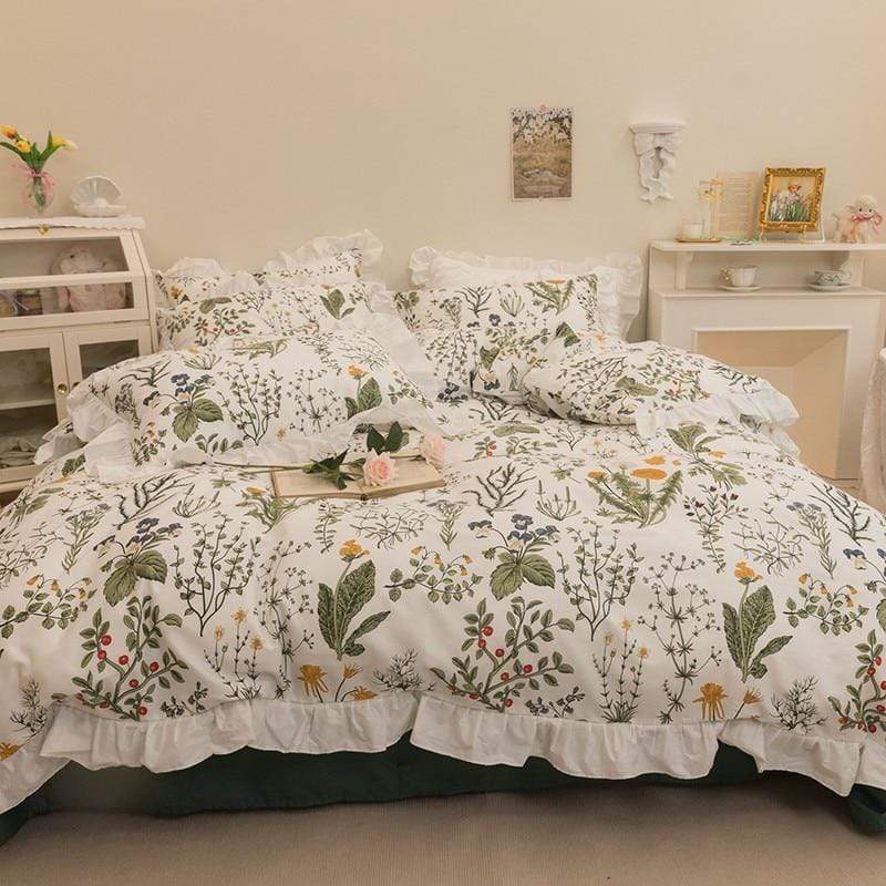 Amberley Garden Duvet Cover Set Blackbrdstore