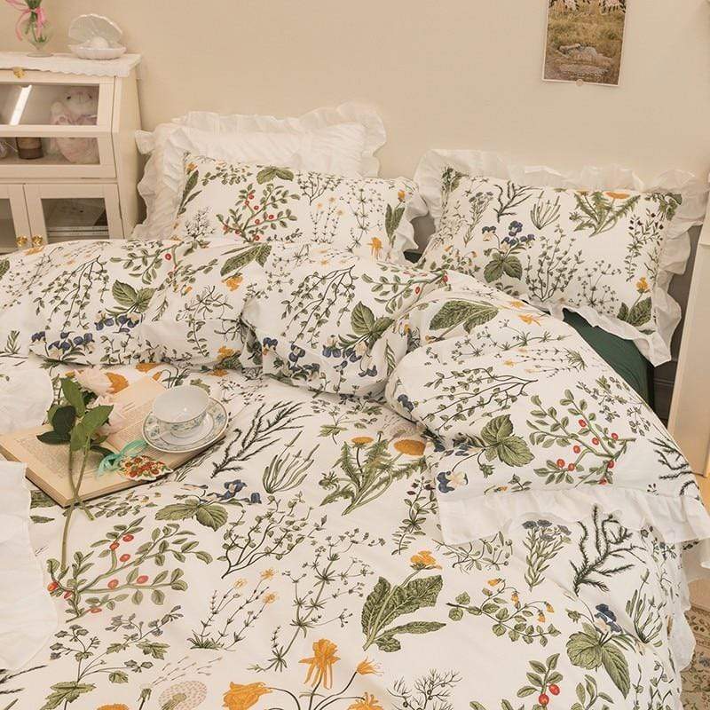 Amberley Garden Duvet Cover Set Blackbrdstore