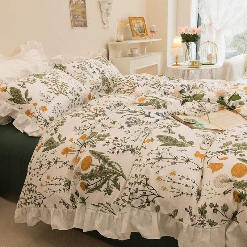 Amberley Garden Duvet Cover Set Blackbrdstore