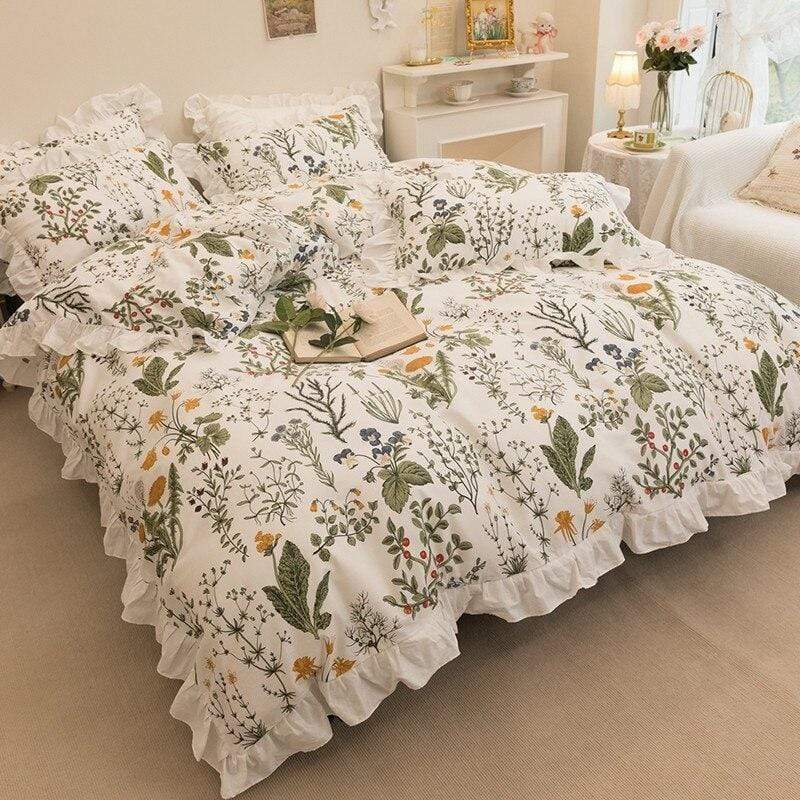 Amberley Garden Duvet Cover Set Blackbrdstore