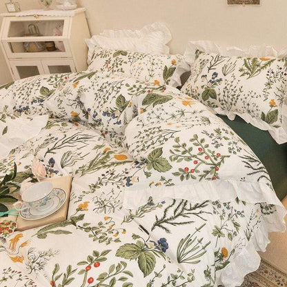 Amberley Garden Duvet Cover Set Blackbrdstore