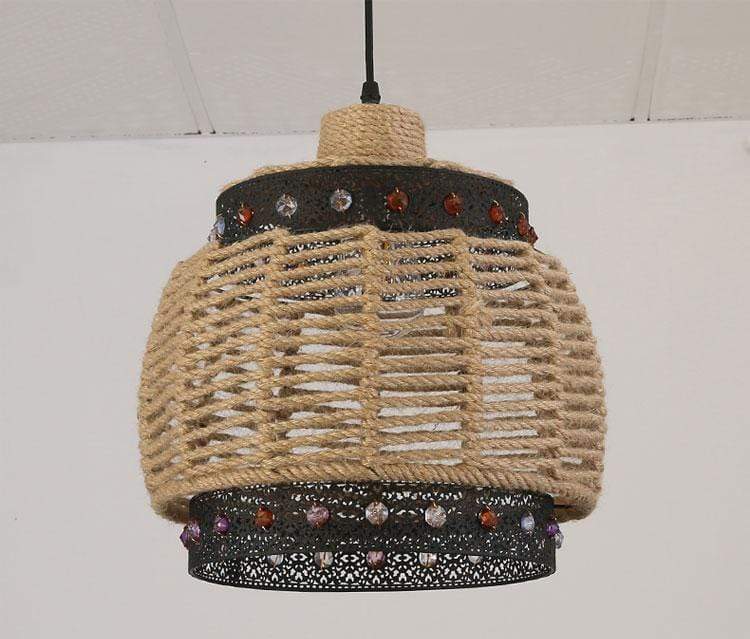 American Hemp Rope Chandelier Blackbrdstore