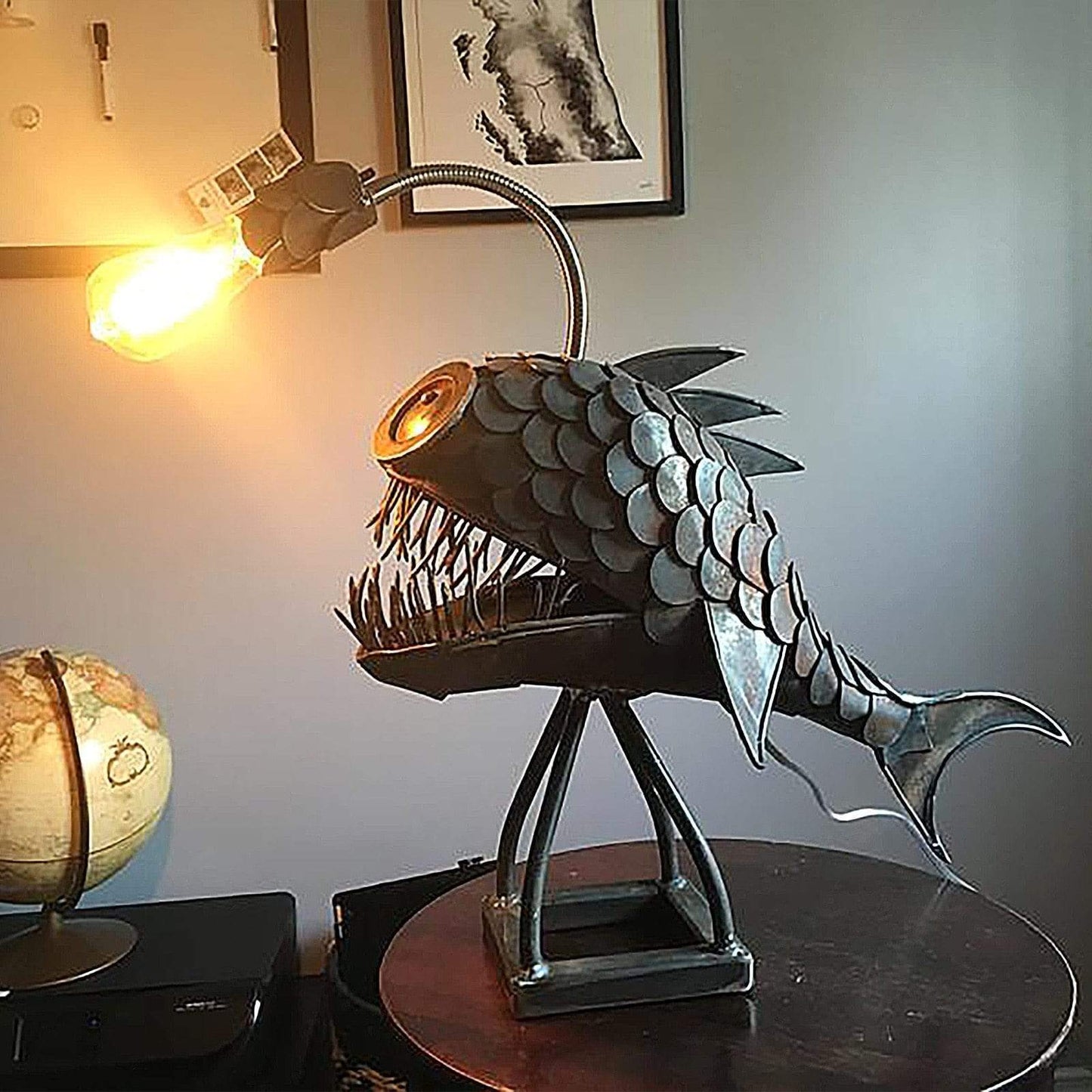 Angler Fish Lamp Blackbrdstore