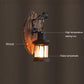 Antique Wood Country Style Wall Sconce Blackbrdstore