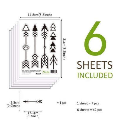 Arrow Art Vinyl Wall Stickers Blackbrdstore