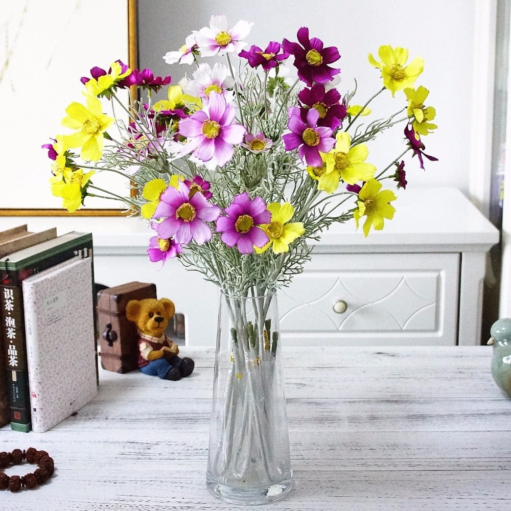 Artificial 8 Heads Chrysanthemum Flower Blackbrdstore