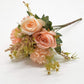 Artificial Bouquet Of Rose + Chrysanthemum Blackbrdstore