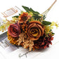 Artificial Bouquet Of Rose + Chrysanthemum Blackbrdstore