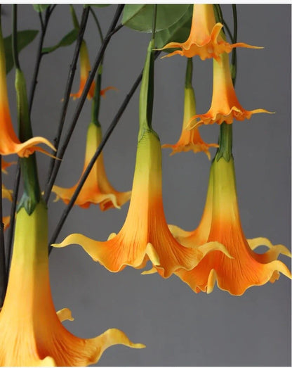 Artificial Brugmansia Versicolor Flower Blackbrdstore