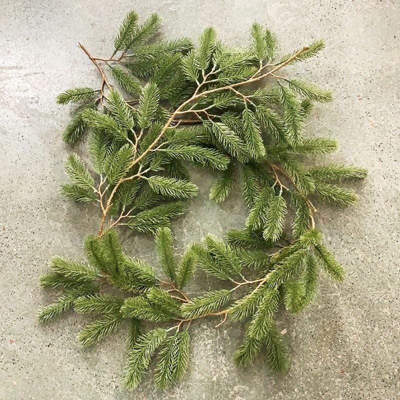 Artificial Christmas Garlands Blackbrdstore